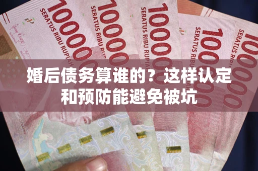 济南婚后债务算谁的？这样认定和预防能避免被坑