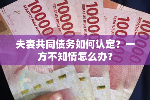 济南夫妻共同债务如何认定？一方不知情怎么办？