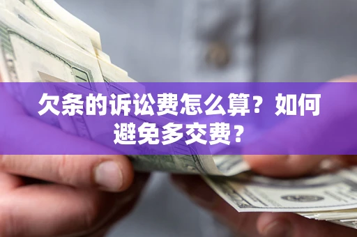济南欠条的诉讼费怎么算？如何避免多交费？
