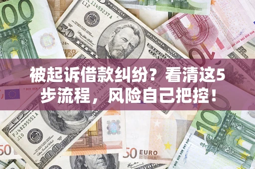 济南被起诉借款纠纷？看清这5步流程，风险自己把控！